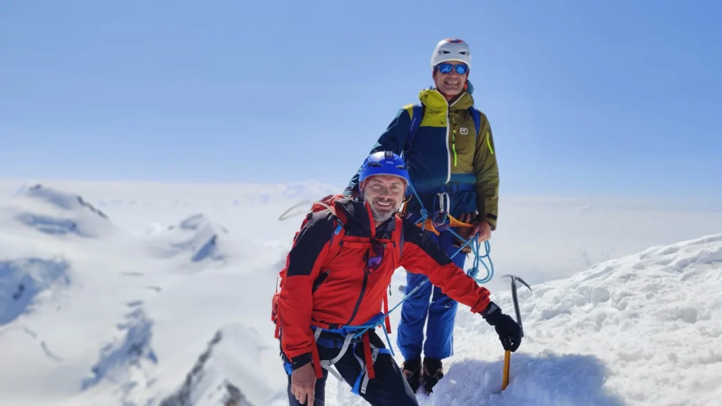 Alpinismo classico in alta quota