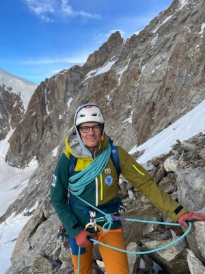 Guida Alpina Alessandro uffi in montagna in attività di Alpinismo